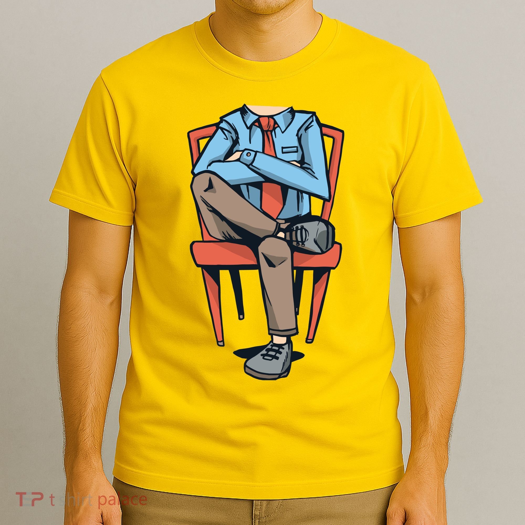 Funny Headless Man T-Shirt