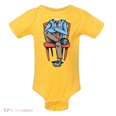 Funny Headless Man Baby Bodysuit