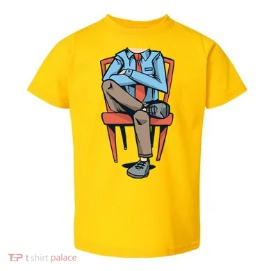 Funny Headless Man Toddler T-Shirt