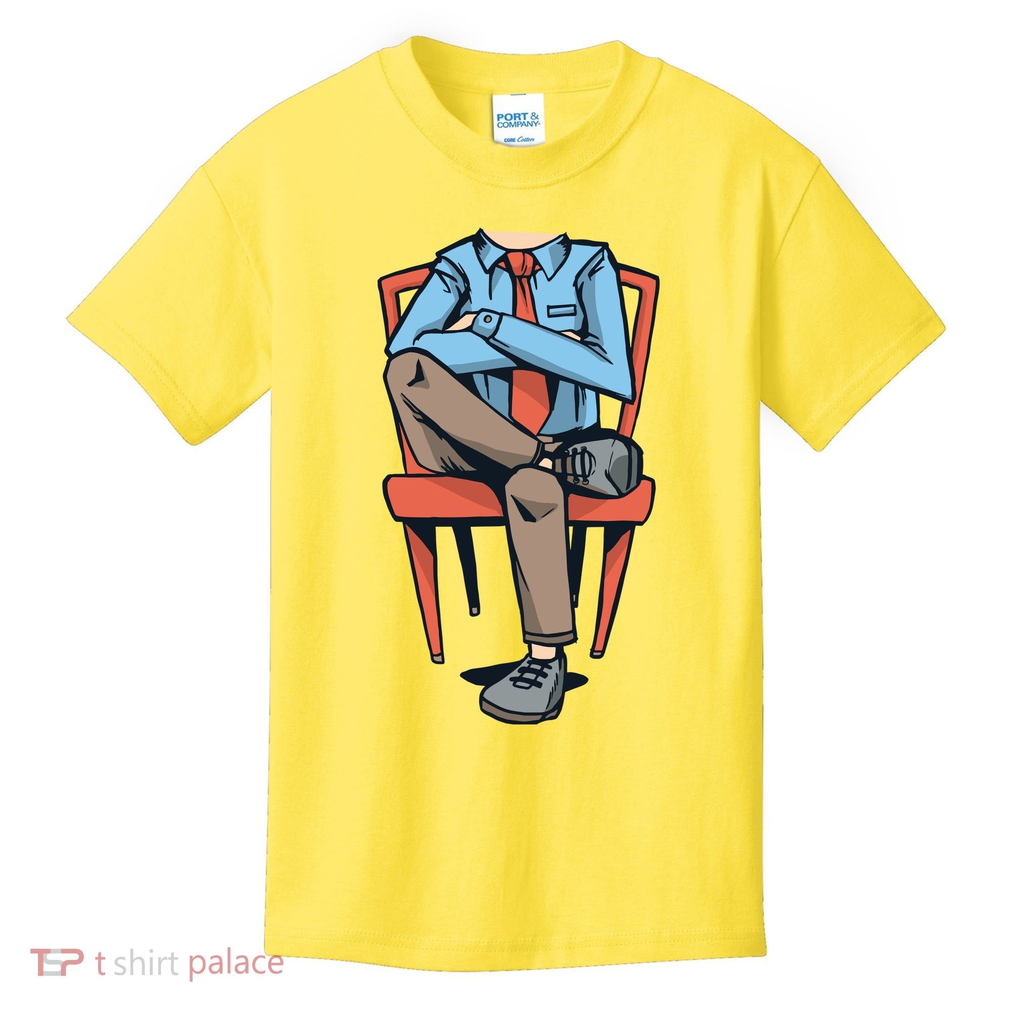 Funny Headless Man Kids T-Shirt