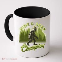 Funny Hide & Seek Champion Big Foot Sasquatch Monster  Coffee Mug thumb 0