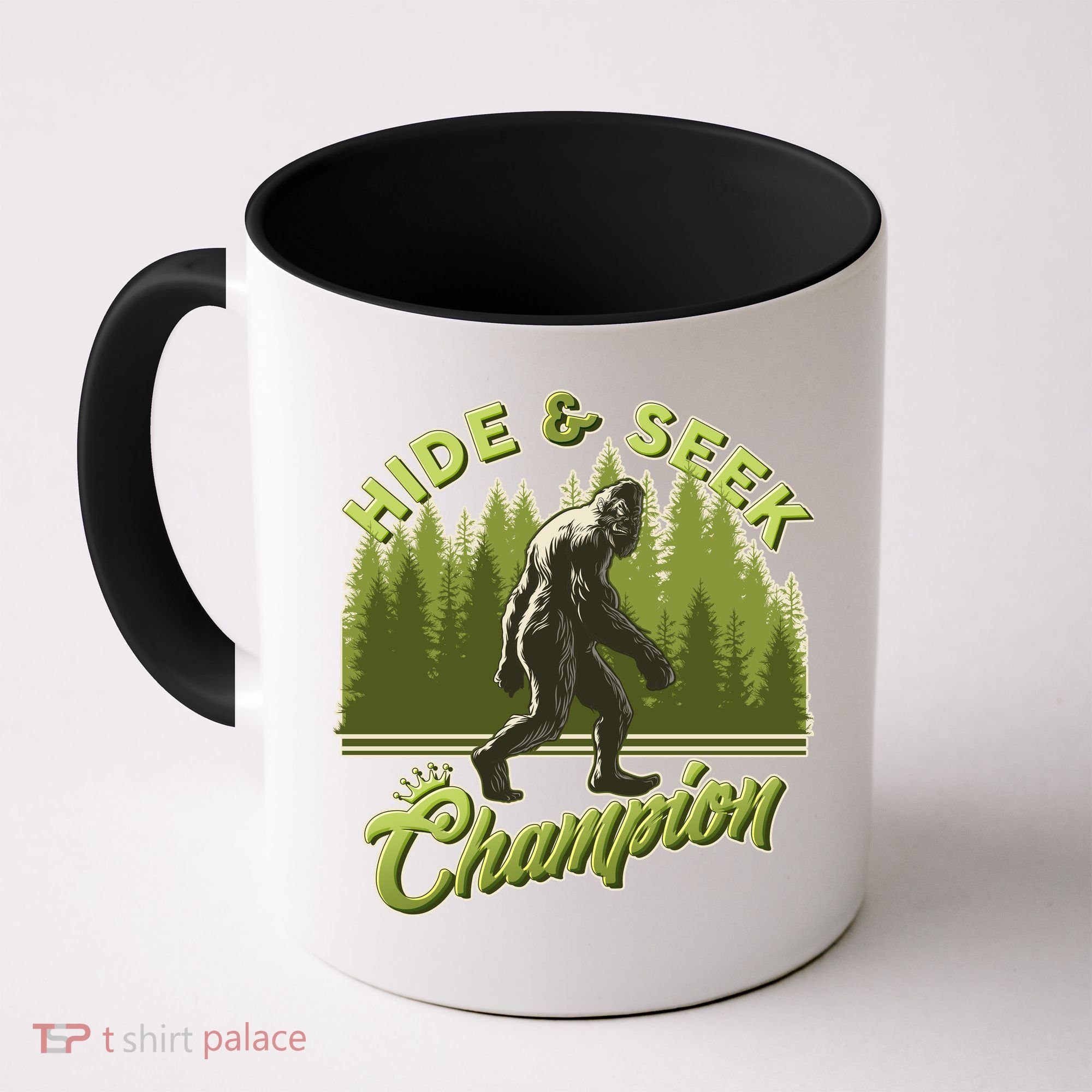 Funny Hide & Seek Champion Big Foot Sasquatch Monster  Coffee Mug
