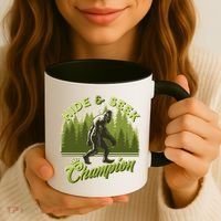 Funny Hide & Seek Champion Big Foot Sasquatch Monster  Coffee Mug thumb 3