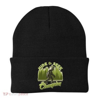 Funny Hide & Seek Champion Big Foot Sasquatch Monster  Beanie