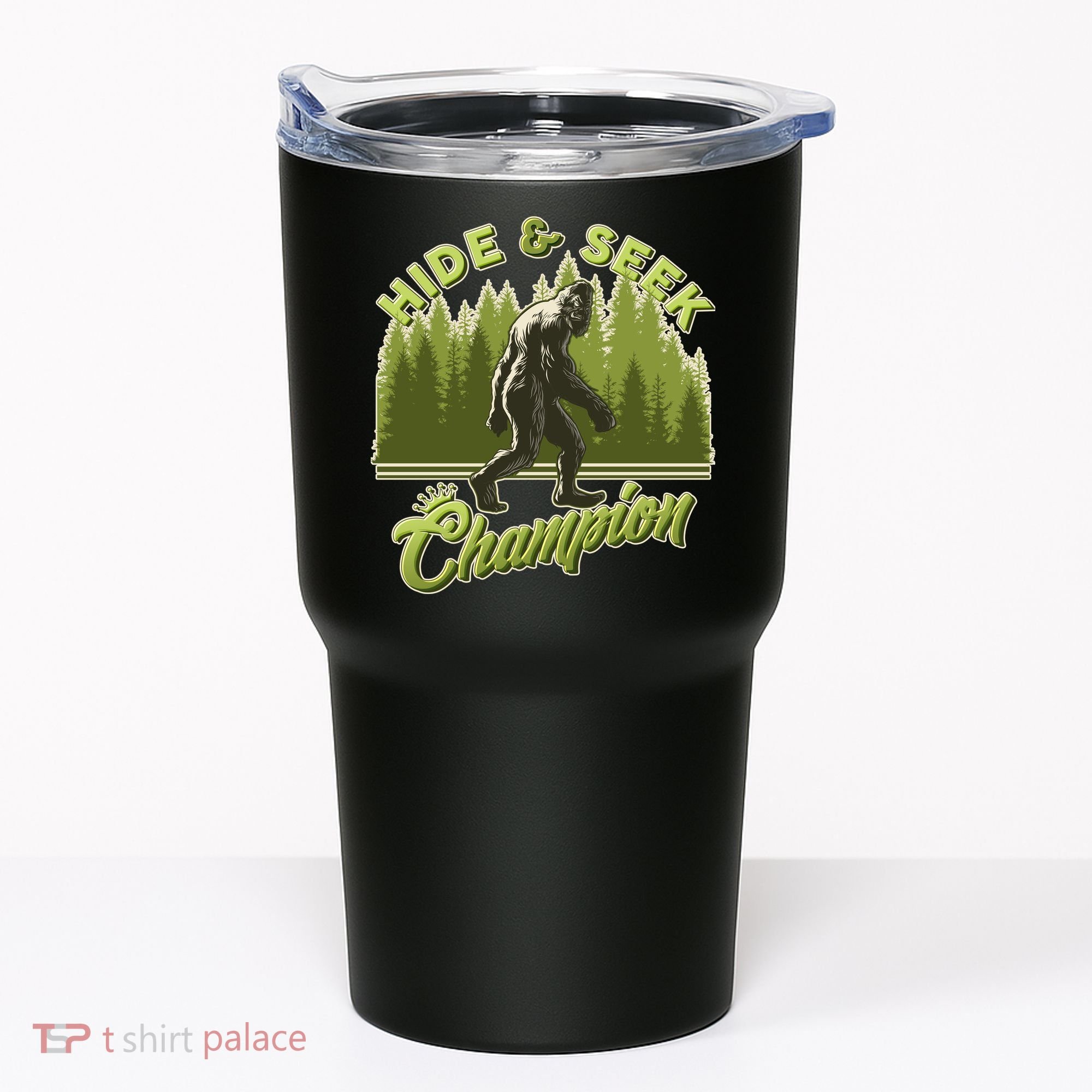 Funny Hide & Seek Champion Big Foot Sasquatch Monster  Tumbler