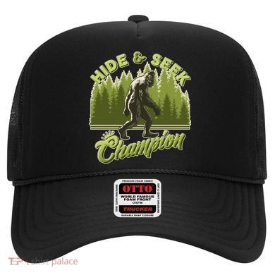 Funny Hide & Seek Champion Big Foot Sasquatch Monster  Hat