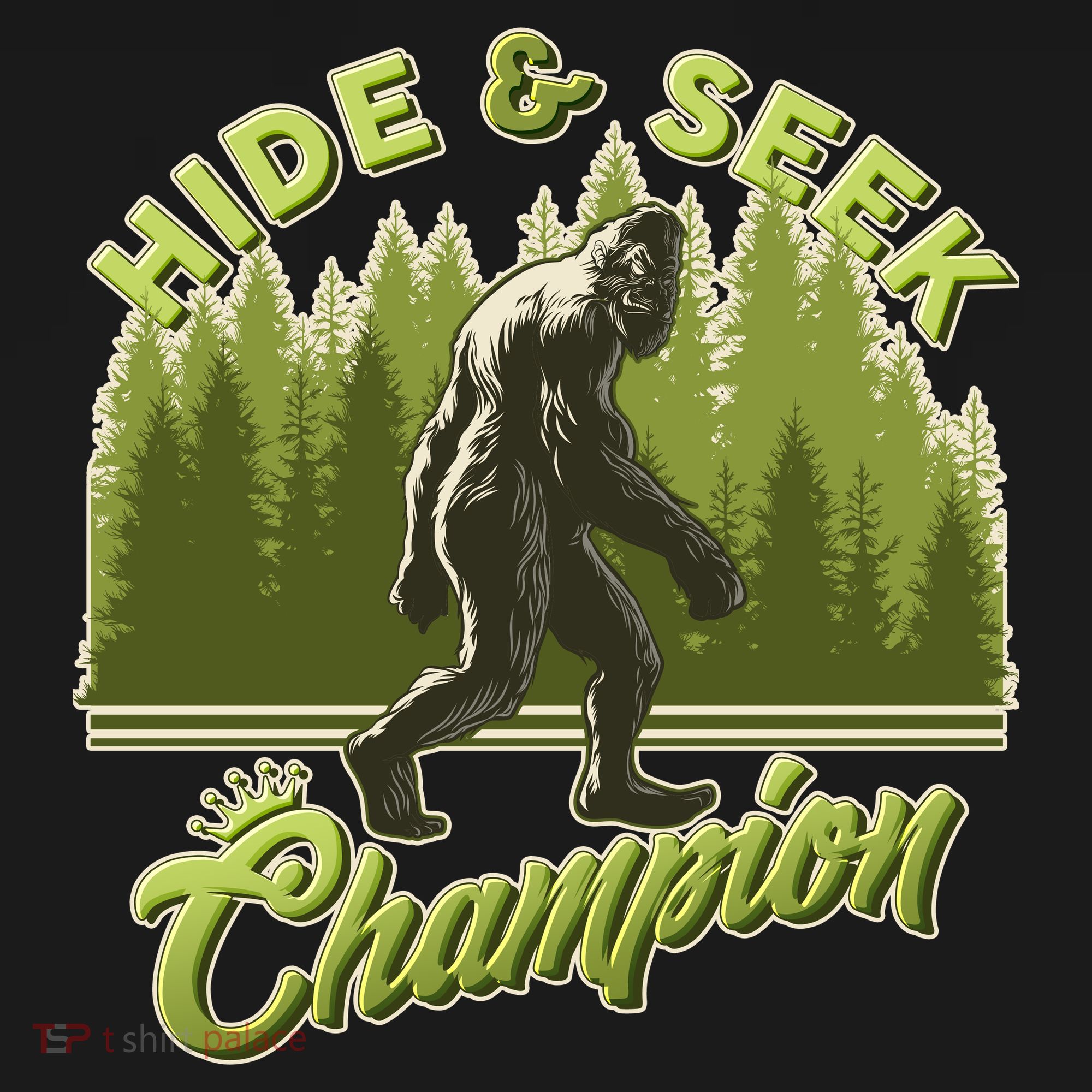 Funny Hide & Seek Champion Big Foot Sasquatch Monster  Tote Bag