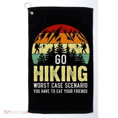 Funny Hiking Golf Towel