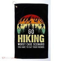 Funny Hiking Golf Towel thumb 0