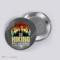 Funny Hiking Button thumb 0