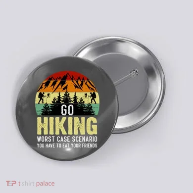 Funny Hiking Button