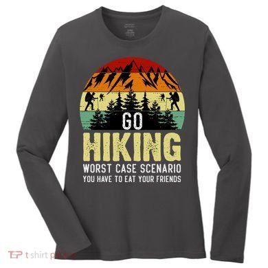 Funny Hiking Women's Long Sleeve Shirt