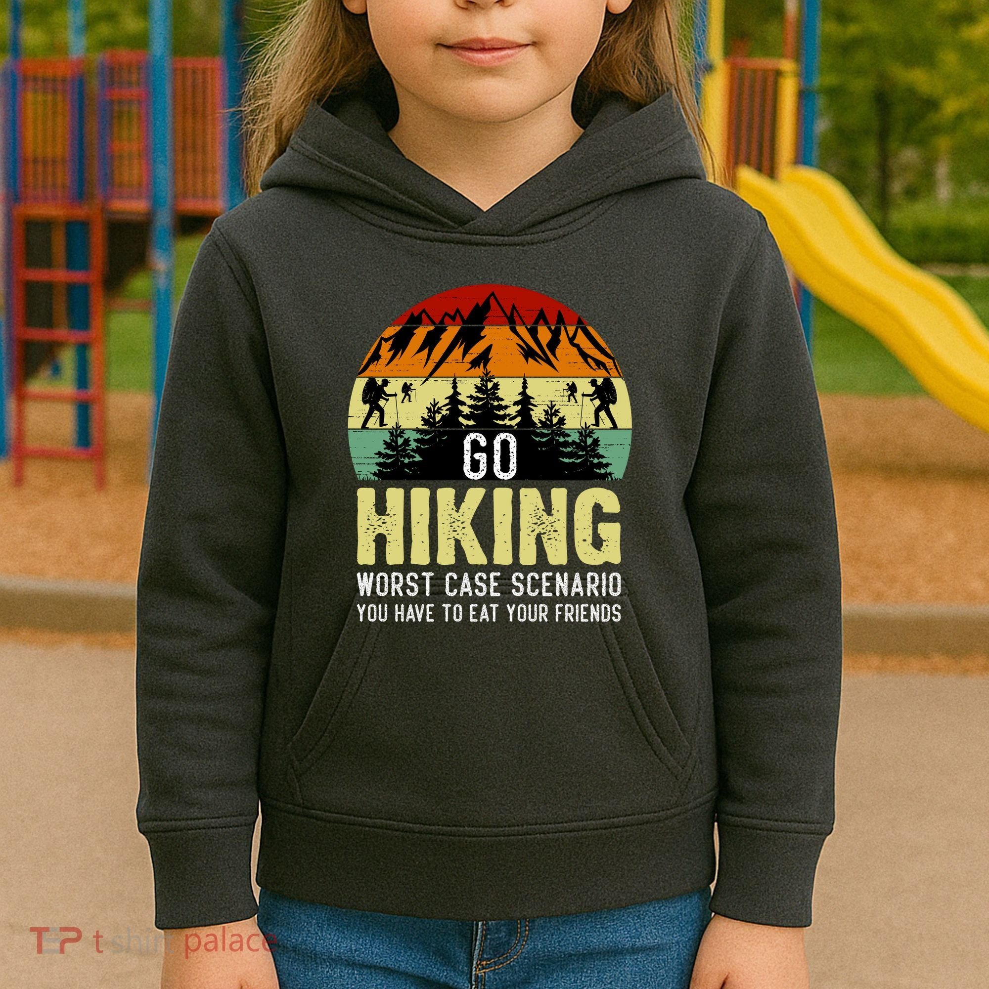 Funny Hiking Kids Hoodie