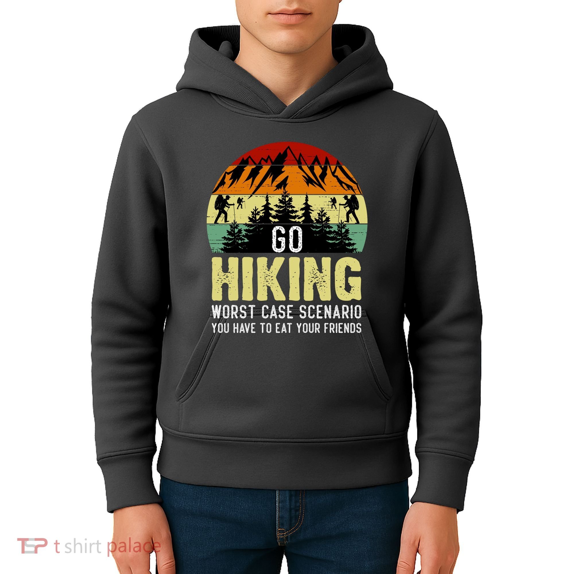 Funny Hiking Kids Hoodie