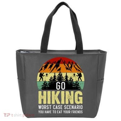 Funny Hiking Tote Bag