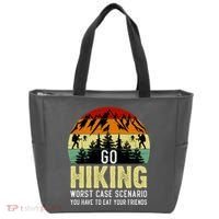 Funny Hiking Tote Bag thumb 0