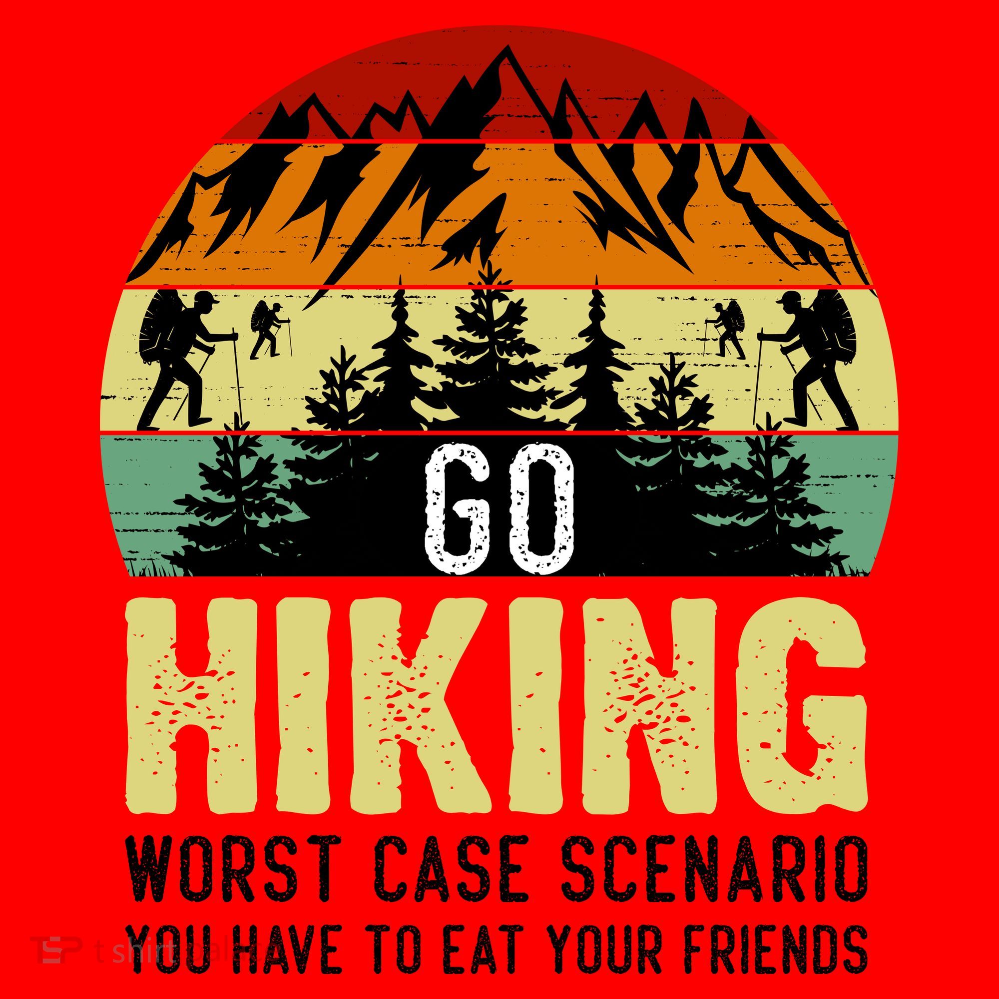Funny Hiking Santa Hat