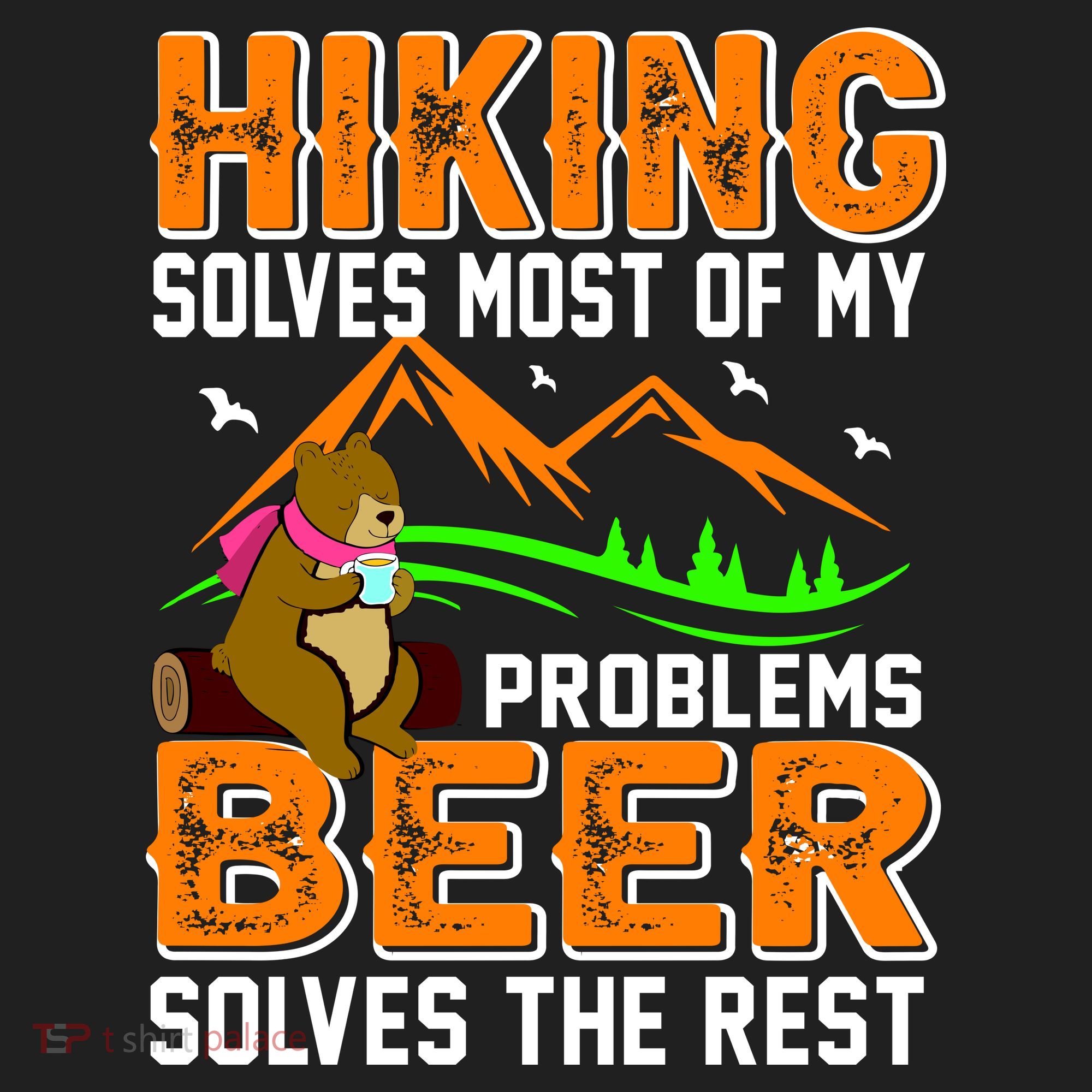 Funny Hiking Beer Solves Problems Hat