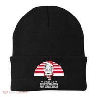 Funny Hippo I Want A Hippopotamus For Christmas Beanie thumb 0