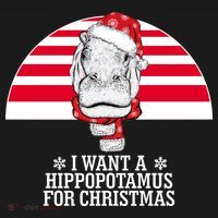 Funny Hippo I Want A Hippopotamus For Christmas Women's Tank Top thumb 5