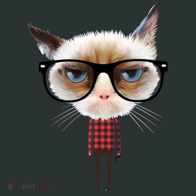 Funny Hipster Cat Infant Baby Jersey Bodysuit