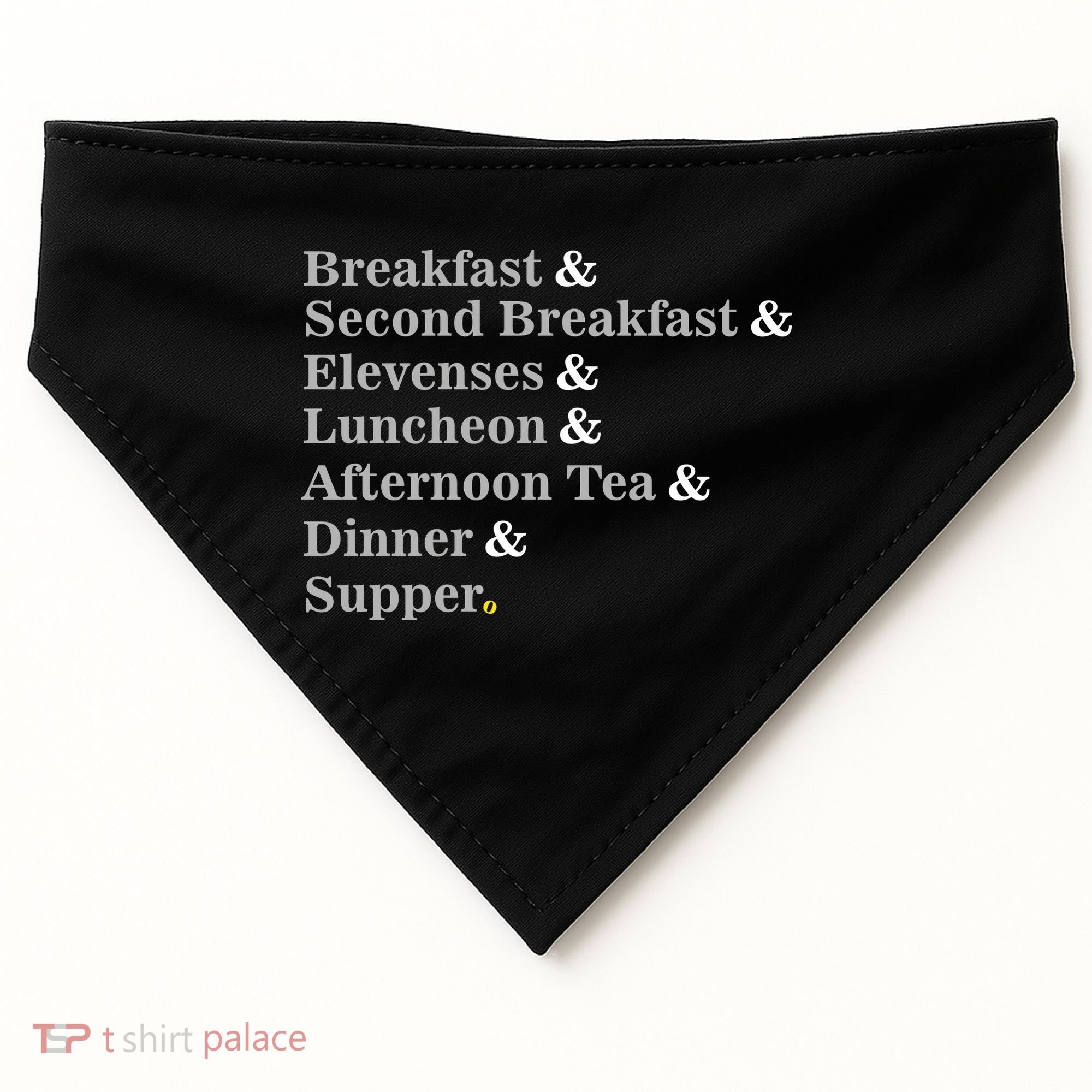 Funny Hobbit Meals USA-Made Doggie Bandana
