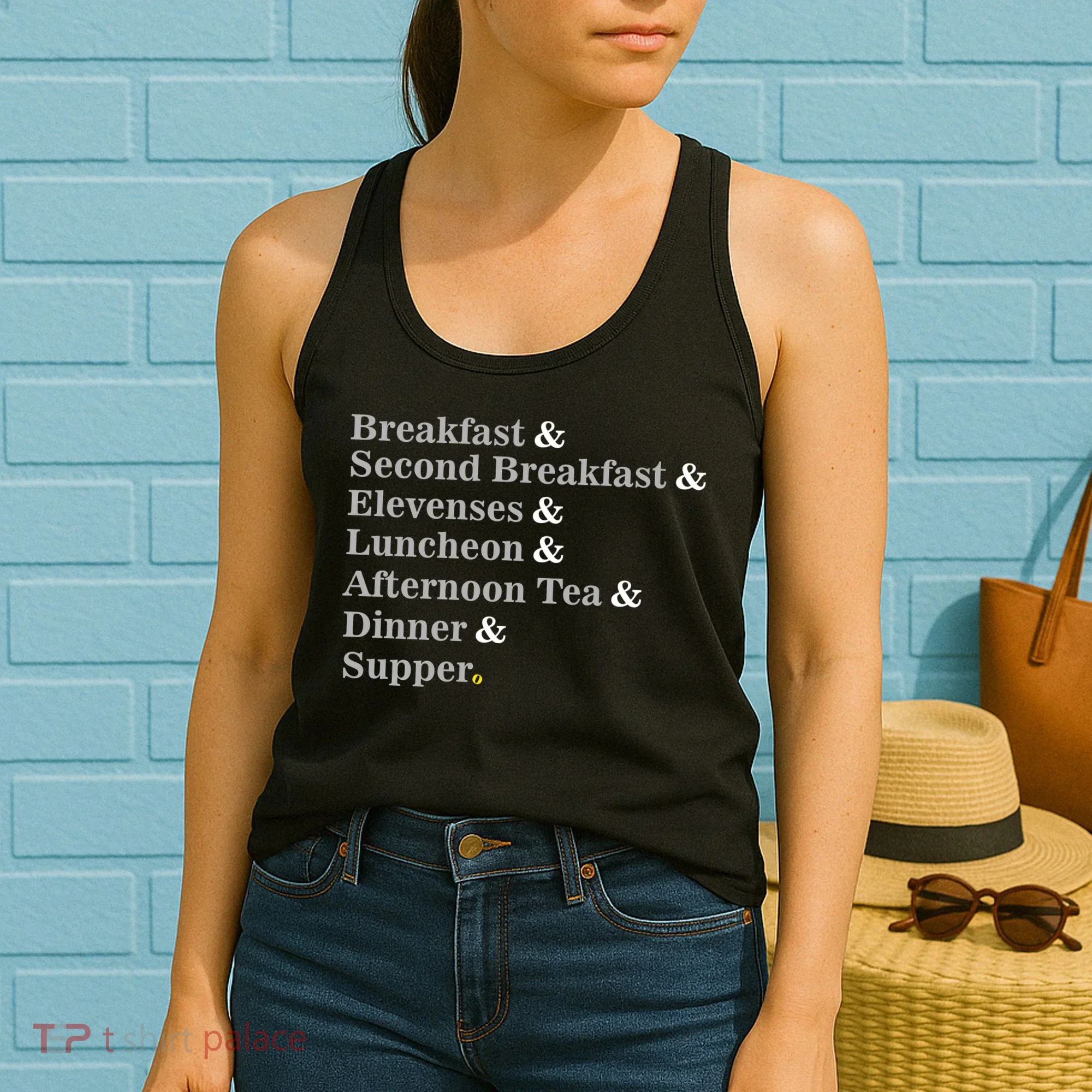 Funny Hobbit Meals Women's Tank Top