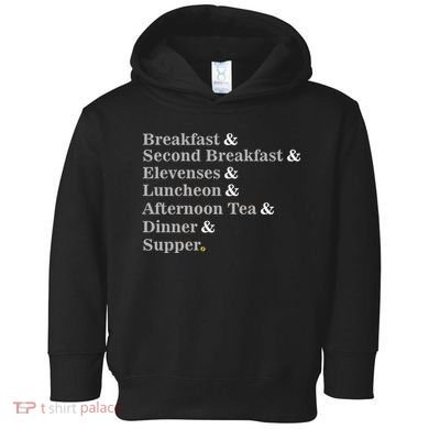 Funny Hobbit Meals Toddler Hoodie