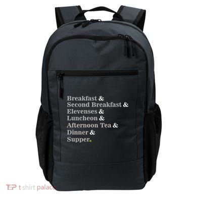 Funny Hobbit Meals Backpack