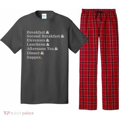 Funny Hobbit Meals Pajama Set