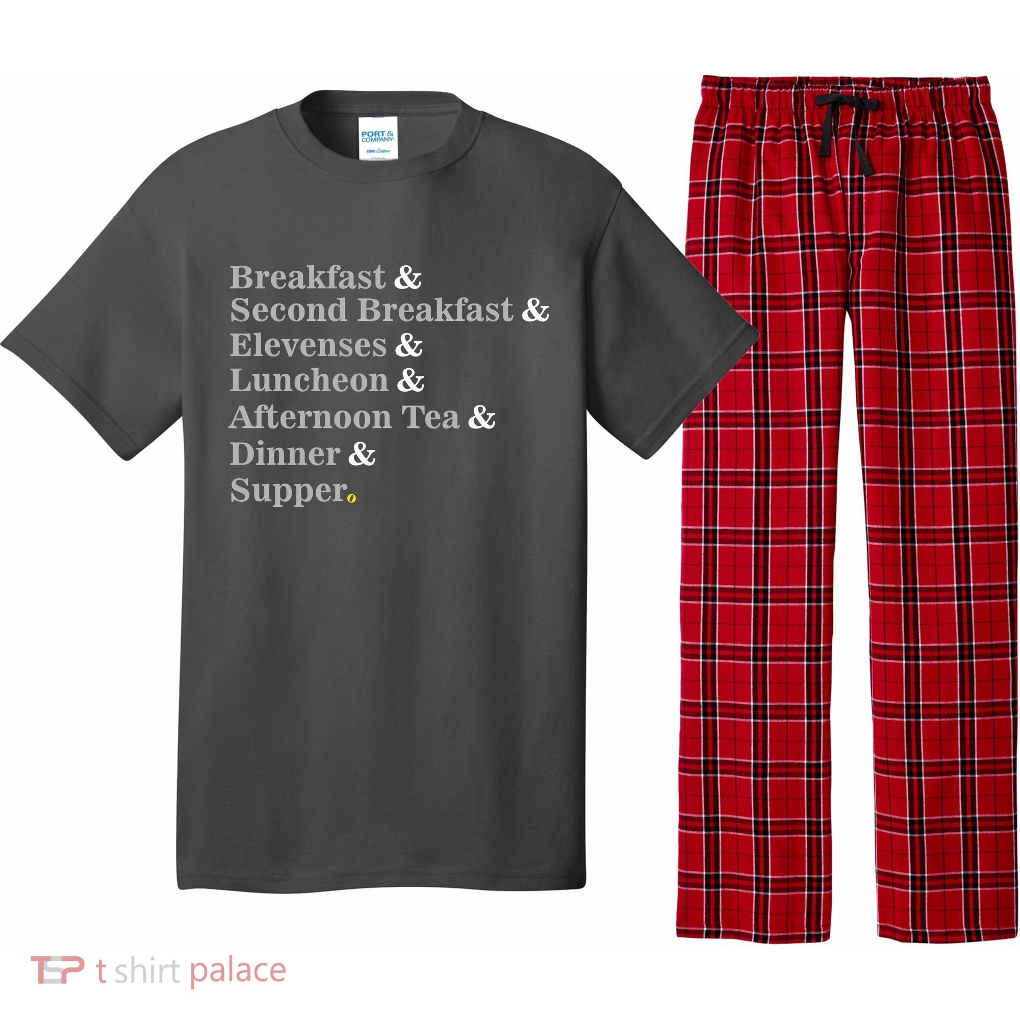 Funny Hobbit Meals Pajama Set