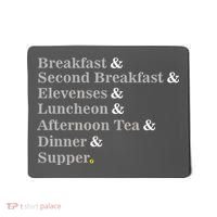 Funny Hobbit Meals Mousepad thumb 0