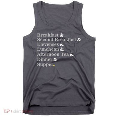 Funny Hobbit Meals Tank Top