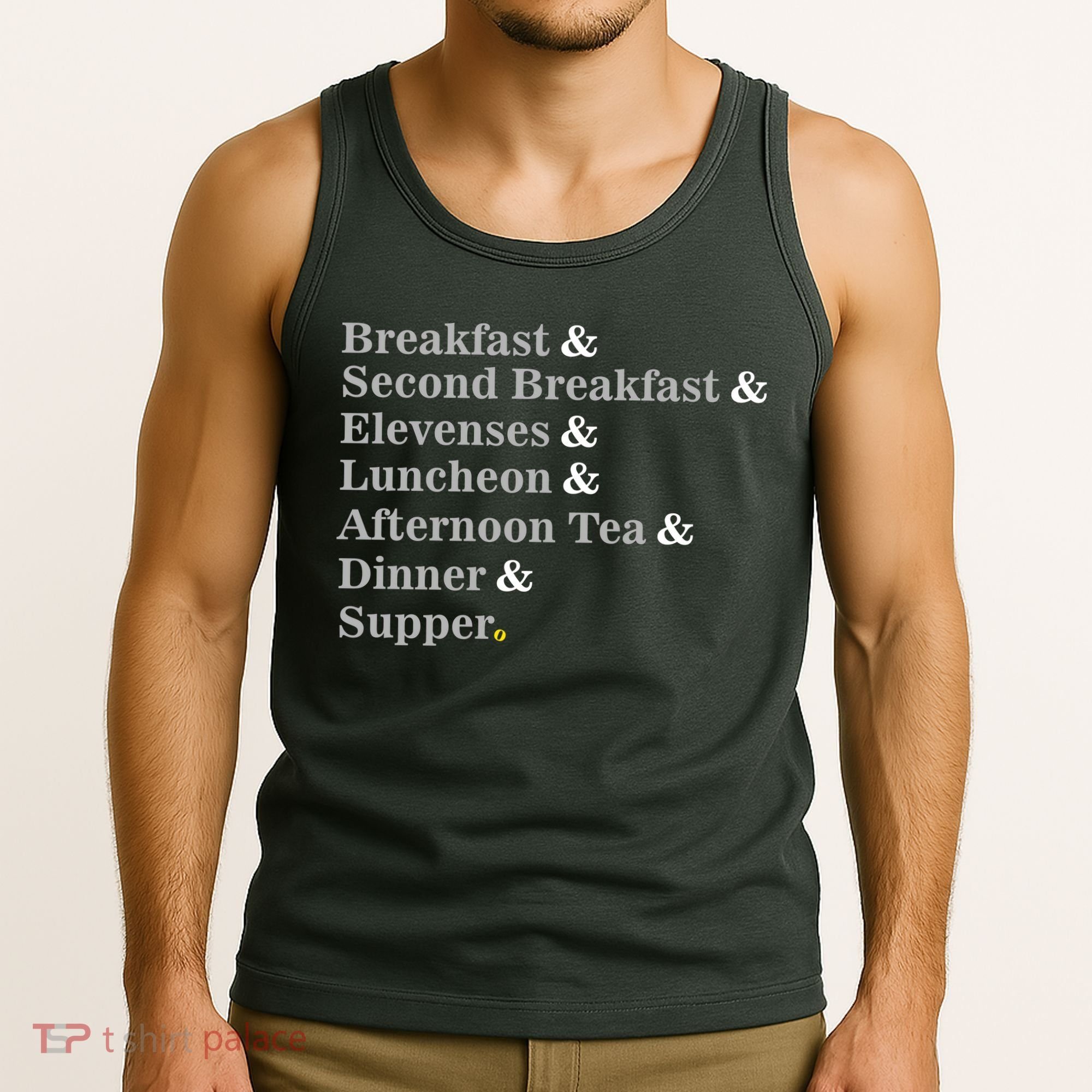 Funny Hobbit Meals Tank Top