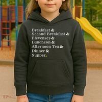 Funny Hobbit Meals Kids Hoodie thumb 3