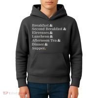 Funny Hobbit Meals Kids Hoodie thumb 4