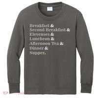 Funny Hobbit Meals Kids Long Sleeve Shirt thumb 0
