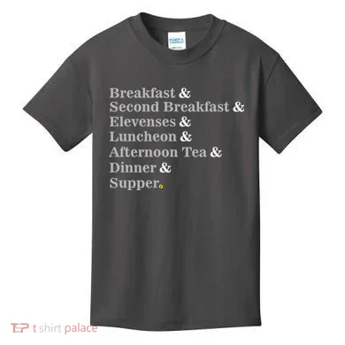 Funny Hobbit Meals Kids T-Shirt