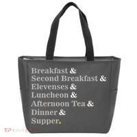 Funny Hobbit Meals Tote Bag thumb 0