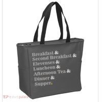 Funny Hobbit Meals Tote Bag thumb 2
