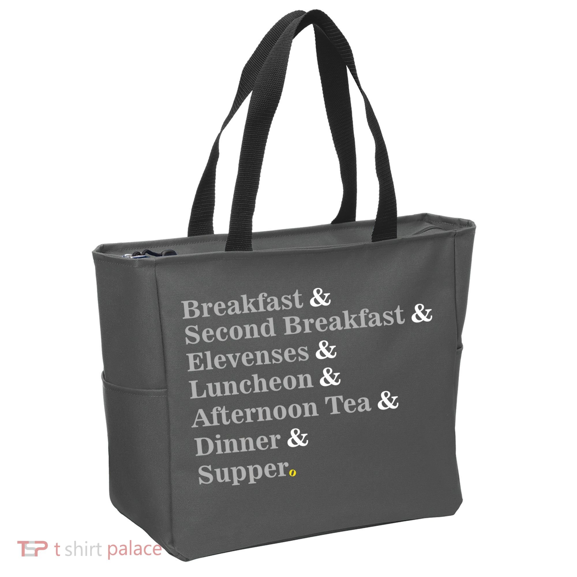 Funny Hobbit Meals Tote Bag