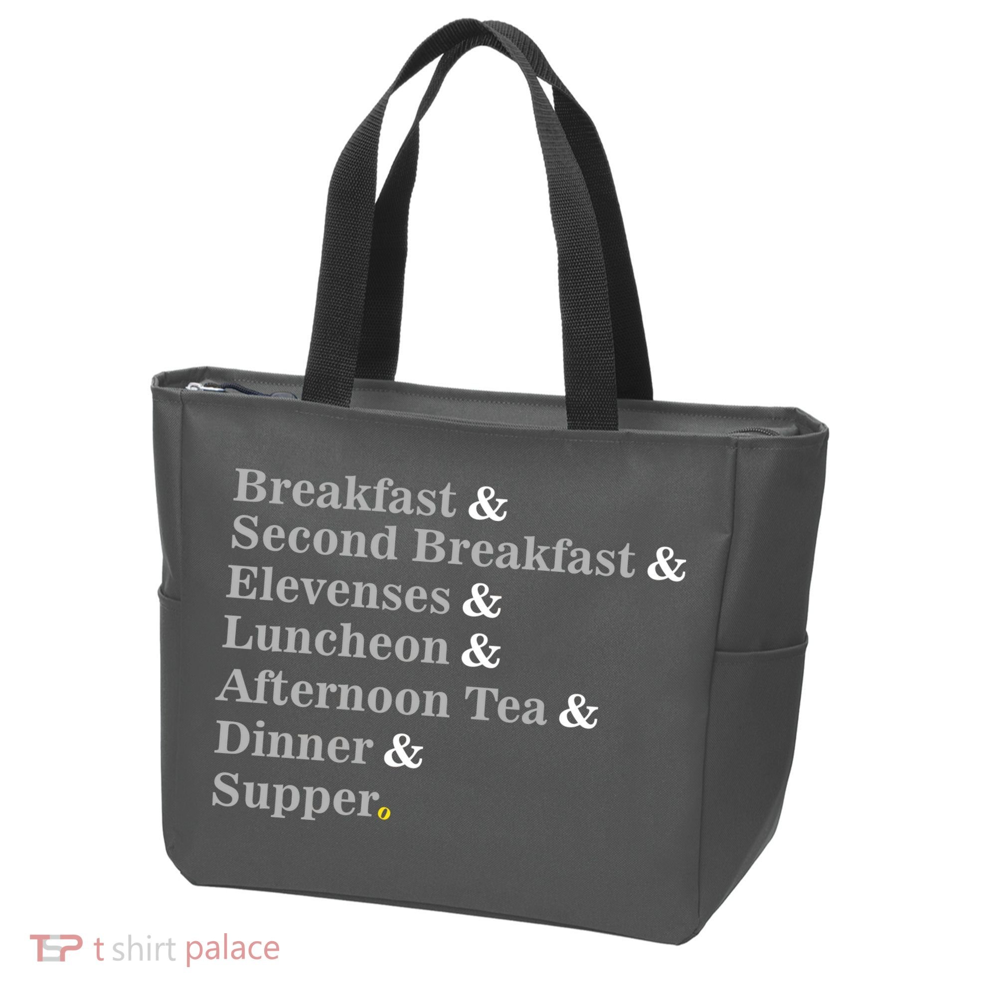 Funny Hobbit Meals Tote Bag