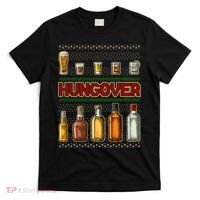 Funny Hungover Drunk Ugly Christmas Sweater T-Shirt thumb 0