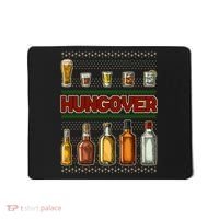 Funny Hungover Drunk Ugly Christmas Sweater Mousepad thumb 0