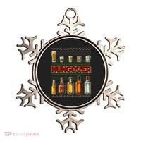 Funny Hungover Drunk Ugly Christmas Sweater Ornament thumb 0