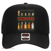 Funny Hungover Drunk Ugly Christmas Sweater Hat thumb 0