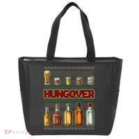 Funny Hungover Drunk Ugly Christmas Sweater Tote Bag thumb 0