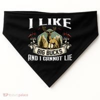 Funny Hunting Bucks USA-Made Doggie Bandana thumb 0