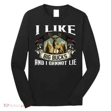 Funny Hunting Bucks Long Sleeve Shirt