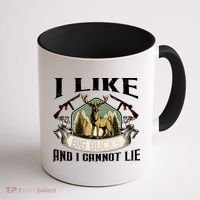 Funny Hunting Bucks Coffee Mug thumb 1